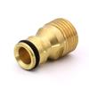 4-Point Quick-Connect Water Gun Threaded Nipple for Garden Hose