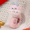 Snake Playful Plush Ring Cheerful Pink And Blue Snake Doll For Girls Decor