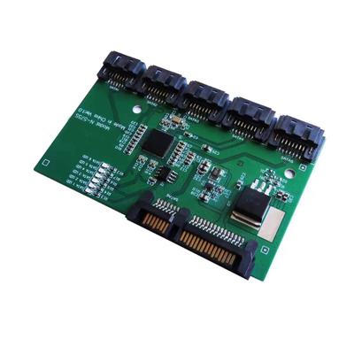 SATA3.0 Splitters Port Adapters A 1 To 5 A3.0 Converters Adapters PM Multipliers Port Splitters JMB575