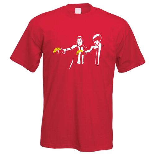 Banksy Pulp Fiction Urban Art Graffiti Movie TShirt Famous Street Art S