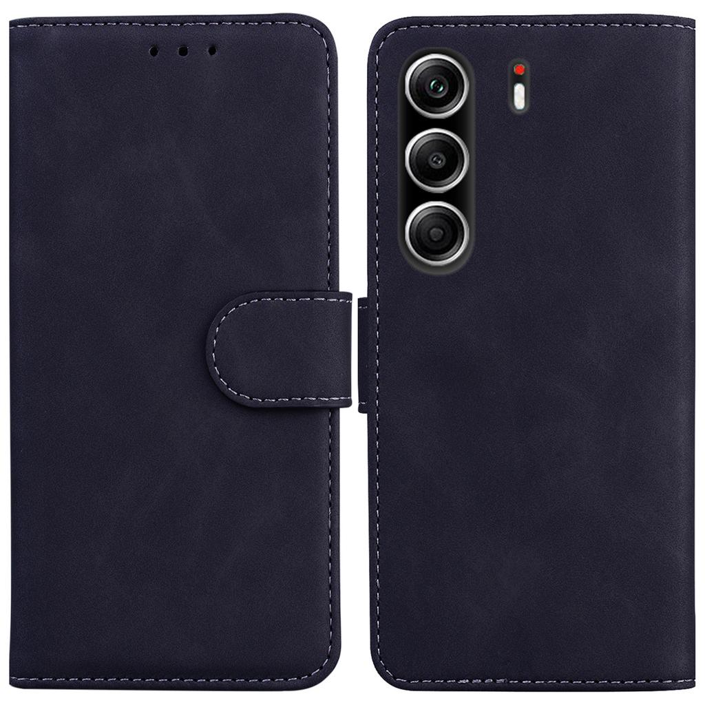 For TECNO Camon 40 Pro 5G/4G Case Solid Color Leather Wallet Phone Cover
