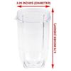 Replacement Cross Blade + 2Pcs 16Oz Cup Set for Magic Bullet