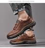 2021 podzim a zima nové pánské PU ležérní sportovní boty módní venkovní teplé horolezecké běžecké pánské boty