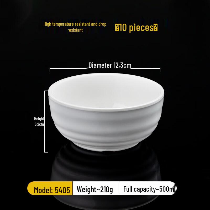 

YiShuXiang Commercial Melamine Porridge & Soup Bowls