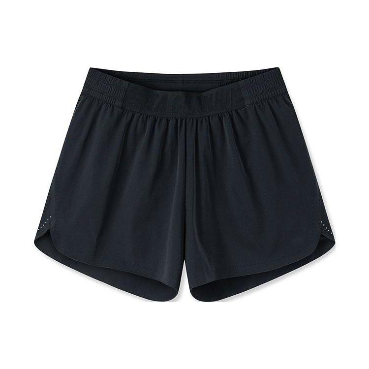 

Anta Champion Fitness Training Series однотонные шорты прямого покроя со средней талией женские шорты черного цвета 162230514-3 M