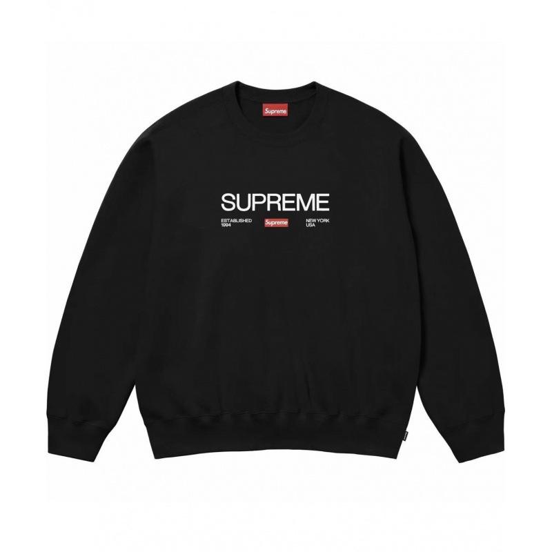 25SS Supreme Trendige Marke Kapuzenpullover mit Fleecefutter und großem Logo