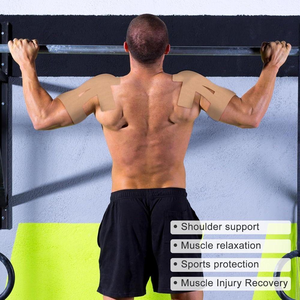 Waterproof Kinesiology Tape Breathable Precut Tape NEW Shoulder Tape  Protection