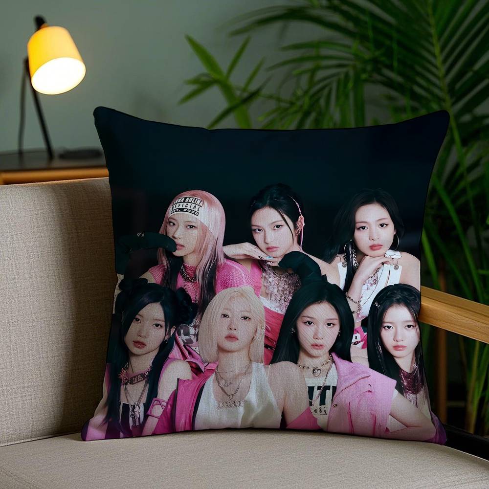 Music Album DRIP B-BabyMonster-MT Cushions Pillow Case Sofa And Living Room Decorative Cushion Covers Dust-proof And Mite-proof