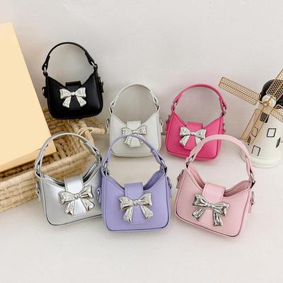 Koreanischer Stil Mädchen Prinzessin Tasche Niedliche Süße Schleife Kette Umhängetaschen für Mädchen Schleife Handtaschen Kleinkind Geldbörsen und Handtaschen Geschenk