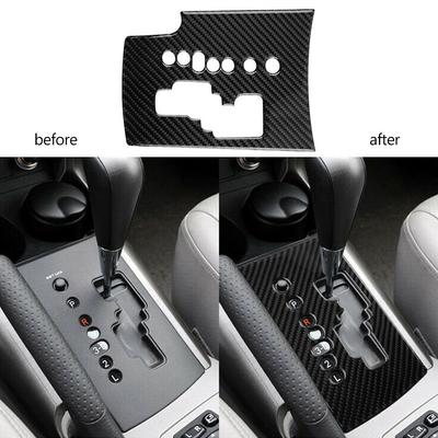 Für Toyota RAV4 2006-2012 Carbon Fiber Innen Getriebe Shift Panel Abdeckung Trim