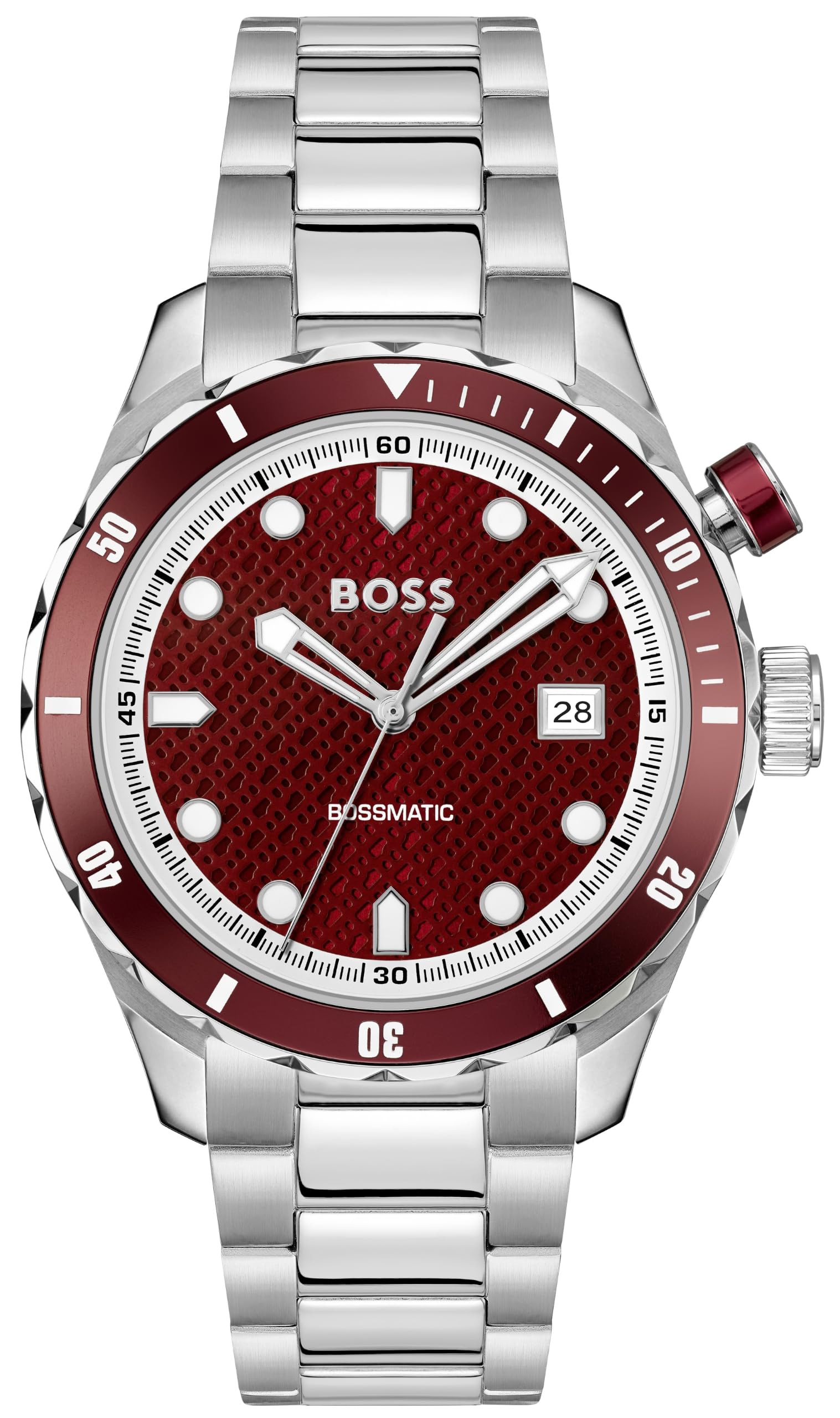 Watch BOSSMATIC RED Dial Stainless Steel