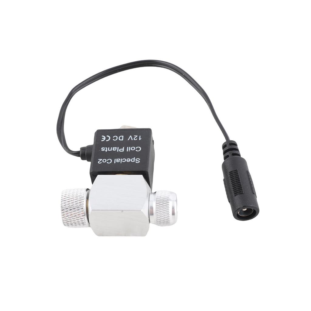 Válvula Solenoide para Regulador de Sistema de CO2 para Acuario   Salida 12V Conexión Rosca Macho Externa M10*1 Cabezal Único Silenciosa Versión de Baja Temperatura