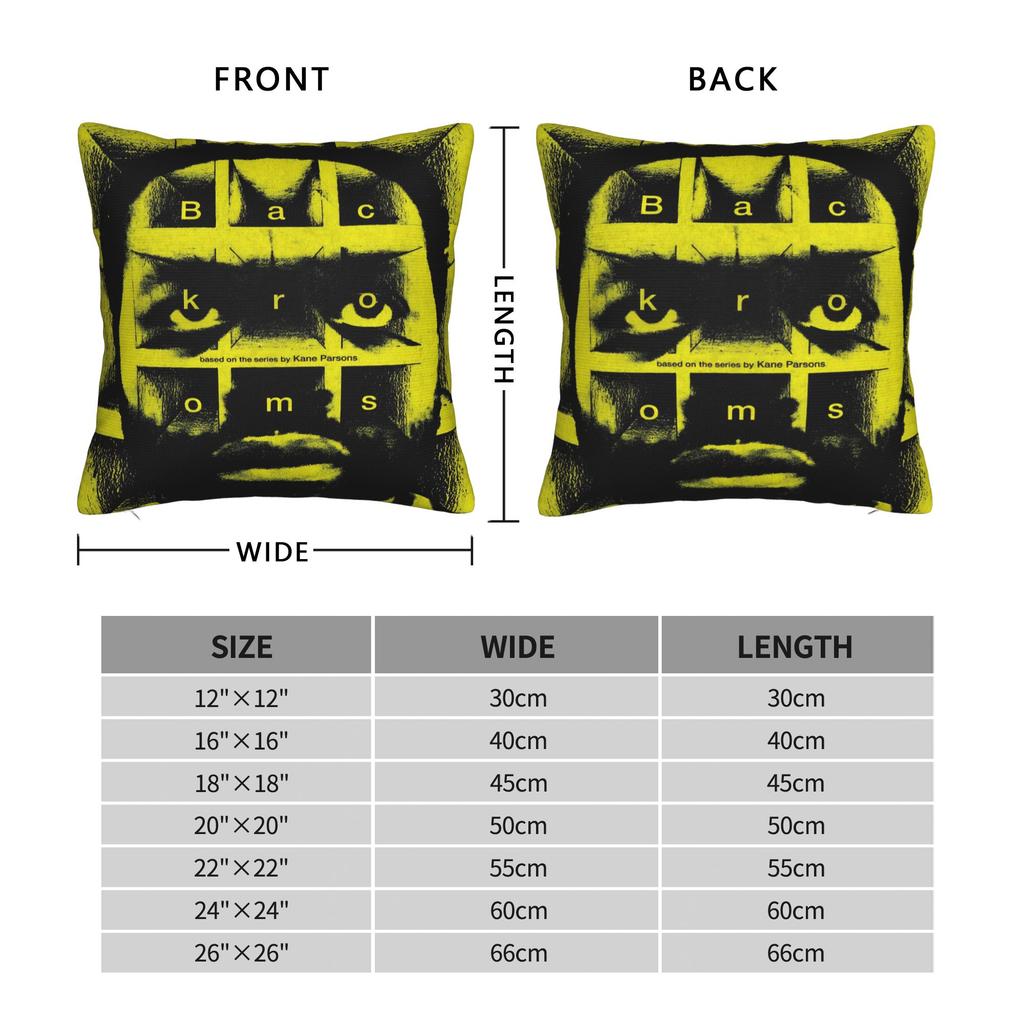 Backrooms Horror Movie 2026 Pillowcases Merch Printing Cushion Cover Decorative Pillow Case Cover Home Multi-Size