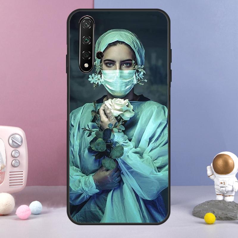 Medicine Doctor Nurse For Huawei Nova Y70 Y90 Y60 Y72 Y73 Y61 Y91 7i 8i 11i 12i 12s 9 10 SE P20 P30 P40 Lite Case