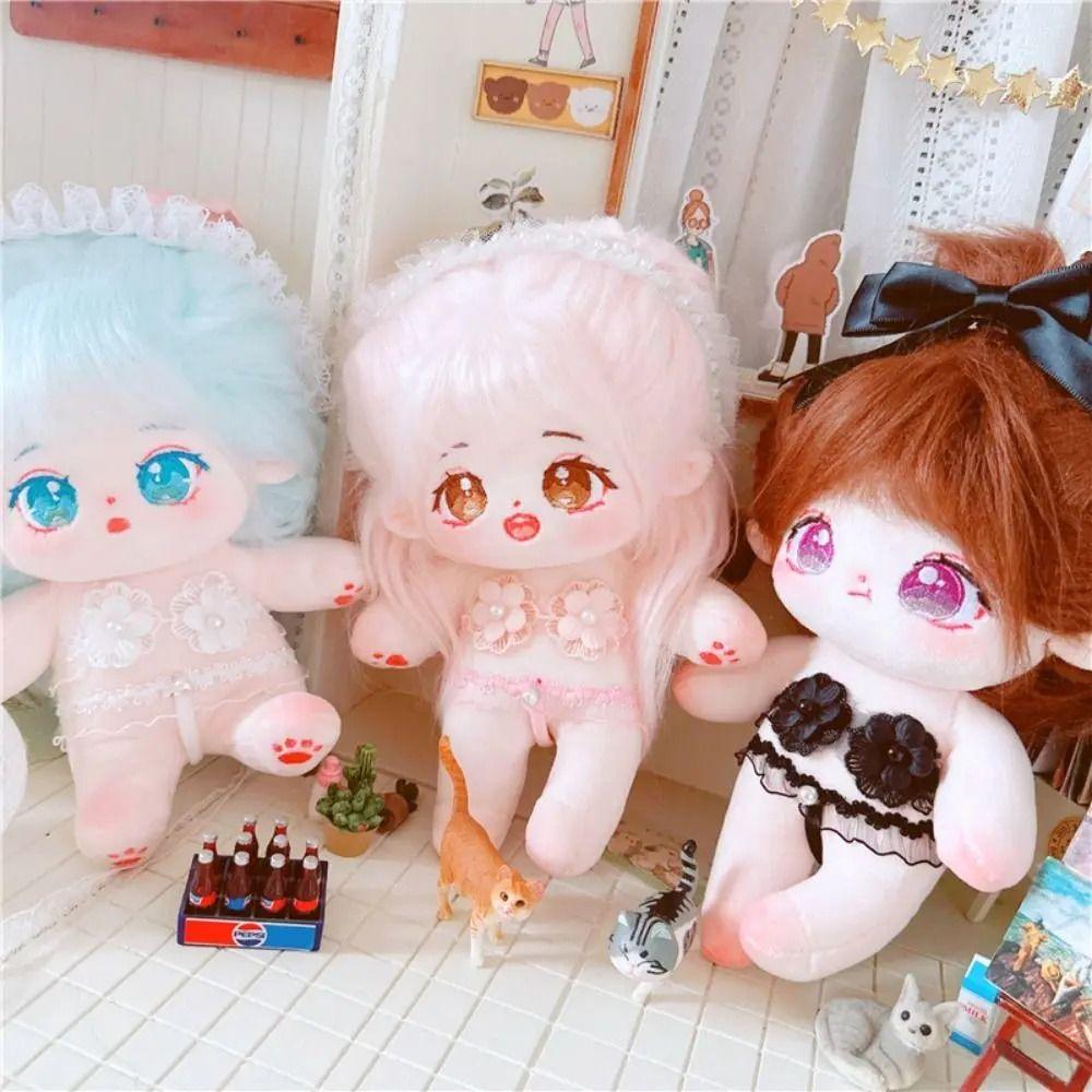 

Lace Pajamas Underwear Set 20cm Cotton Doll Clothes 20cm Idol Cotton Doll