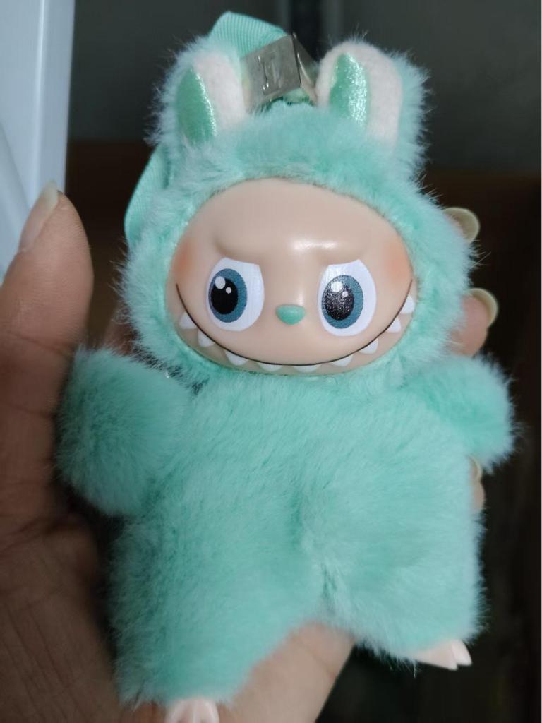 In Stock: Fast Shipping Fabric Doll Keychain with Vinyl Face - Blind Box Plush Figure