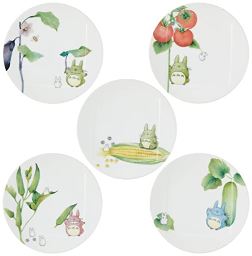 

Набор тарелок Noritake (Пестрый дизайн), 15,5 см, Мой сосед Тоторо Серия «Овощи», Можно использовать в микроволновой печи и посудомоечной машине, Тонкий фарфор, 5 тарелок, 1704-15L