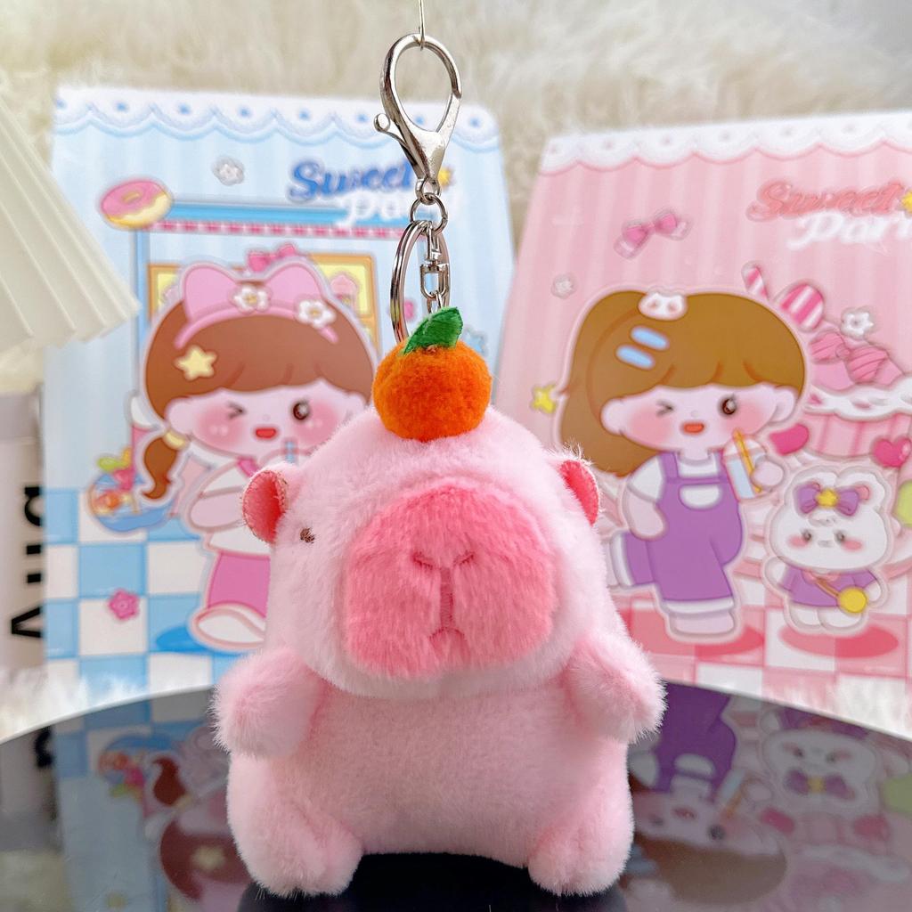 Guinea Pig & Capybara Plush Doll Keyring Backpack Charm