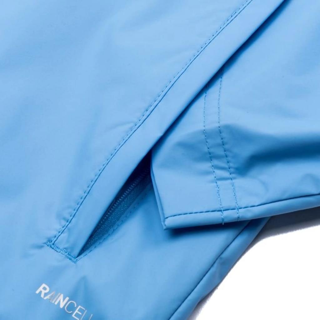 Puma All-Weather Series Colorblock High Neck Diagonal Zip Training Jersey Men Tops Sky-Blue 767761-12