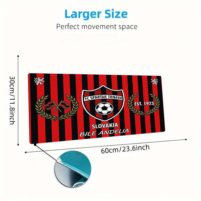 FC Spartak Trnava Color Mouse Pad Large Gaming Table Cushion Non-slip Laptop Tablet Big Mousepad XXL Mat Mini PC Playmat With Lock edge