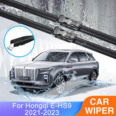 Für Hongqi E-HS9 ~ Satz Scheibenwischerblätter vorne hinten Kit Fenster Windschutzscheibe Windschutzscheibe Reinigungsbürsten Wischer Auto Zubehör
