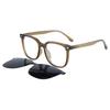 2302 Day And Night Magnetic Sleeve Glasses Men'S And Women'S Three-In-One Patch Glasses High Definition Can Be Equipped With Myopia Glasses