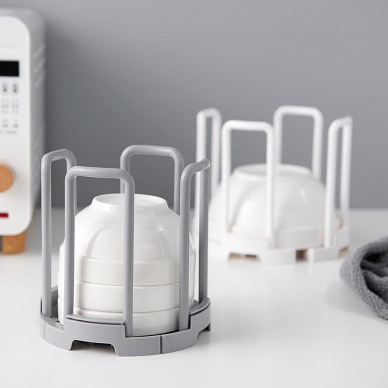 Adjustable Dish Rack with Efficient Water Drainage Systems Portable Accessory for Home Cupboard and Kitchen Cabinets