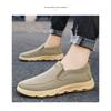 Men's Shoes In Summer, Breathable Old Beijing Cloth Shoes, Lightweight and Casual Shoes with Shallow Mouth, Single Shoe Men's Shoes