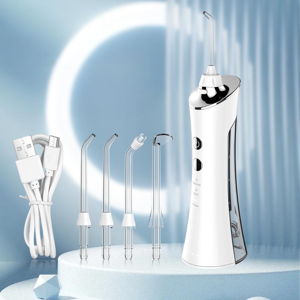 JIELING, Portable Electric Dental Floss, IPX7 Waterproof, 150ML Capacity