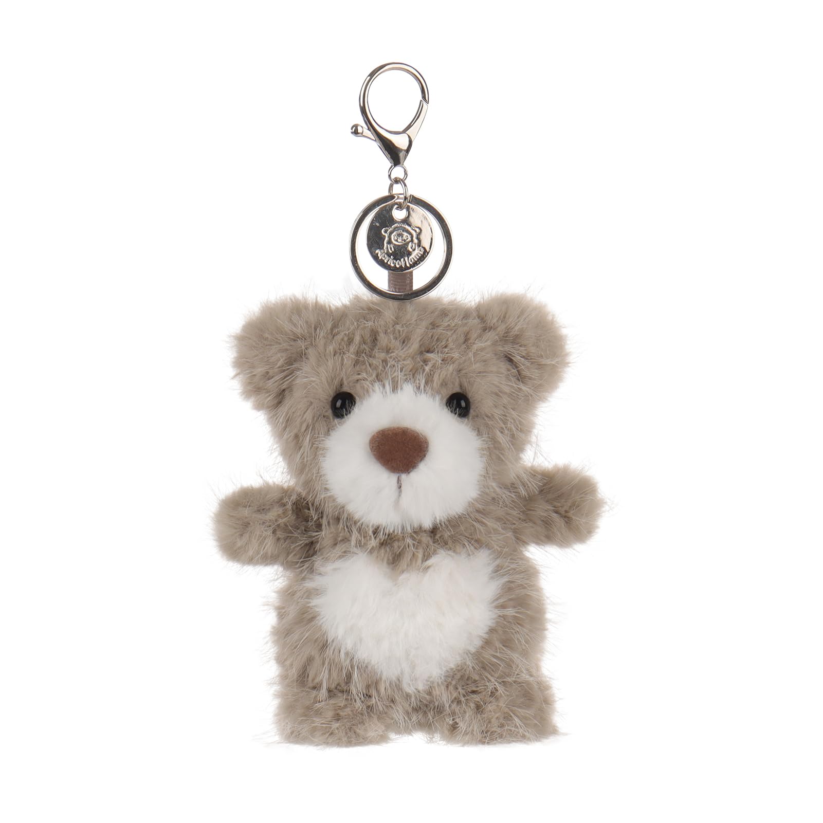 

Apricot Lamb Cuddly Cute Soft Keychain Plush Perfect for Boys and Fits Backpacks and 11cm Bear, Toy, Girls, Kids Purses,