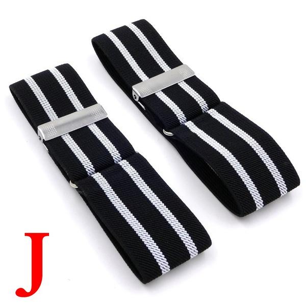 1 Pair Groom Accessories Elastic Armband Sleeve Holder Men Shirt Wedding Adjustable Elegance Unisex