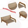 Cat Scratcher Bed Scratch Mat Sofa Shape Elevated Modern Stylish 51 X 46 28 Cm Scratching Toys