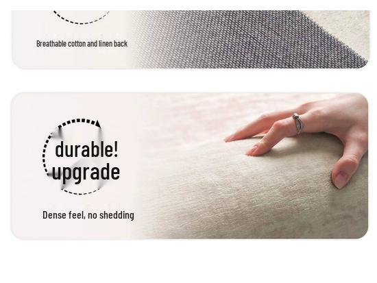 Luxury Cream Large Area Sofa Carpet for Living Room & Bedroom
