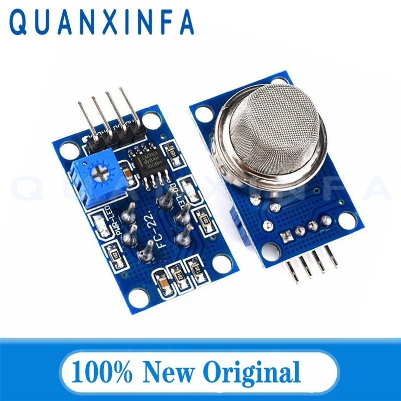 2 STUKS MQ-2 MQ-3 MQ-4 MQ-5 MQ-6 MQ-7 MQ-8 MQ-9 MQ-135 Sensor Module Detecteert Rook methaan vloeibaar gas sensor module Arduino DIY