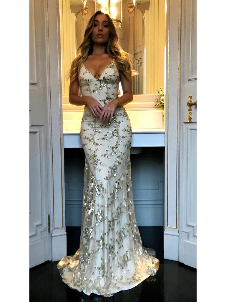 2025 Evropské a americké dámské šaty s výstřihem do V, odhalenými zády, se sekviny a šněrováním