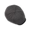 Beret Jesień Zima Męski Aksamitny Ciepły Kaszkiet Brytyjski Kapelusz Vintage Jednokolorowy Kapelusz Gazeciarza