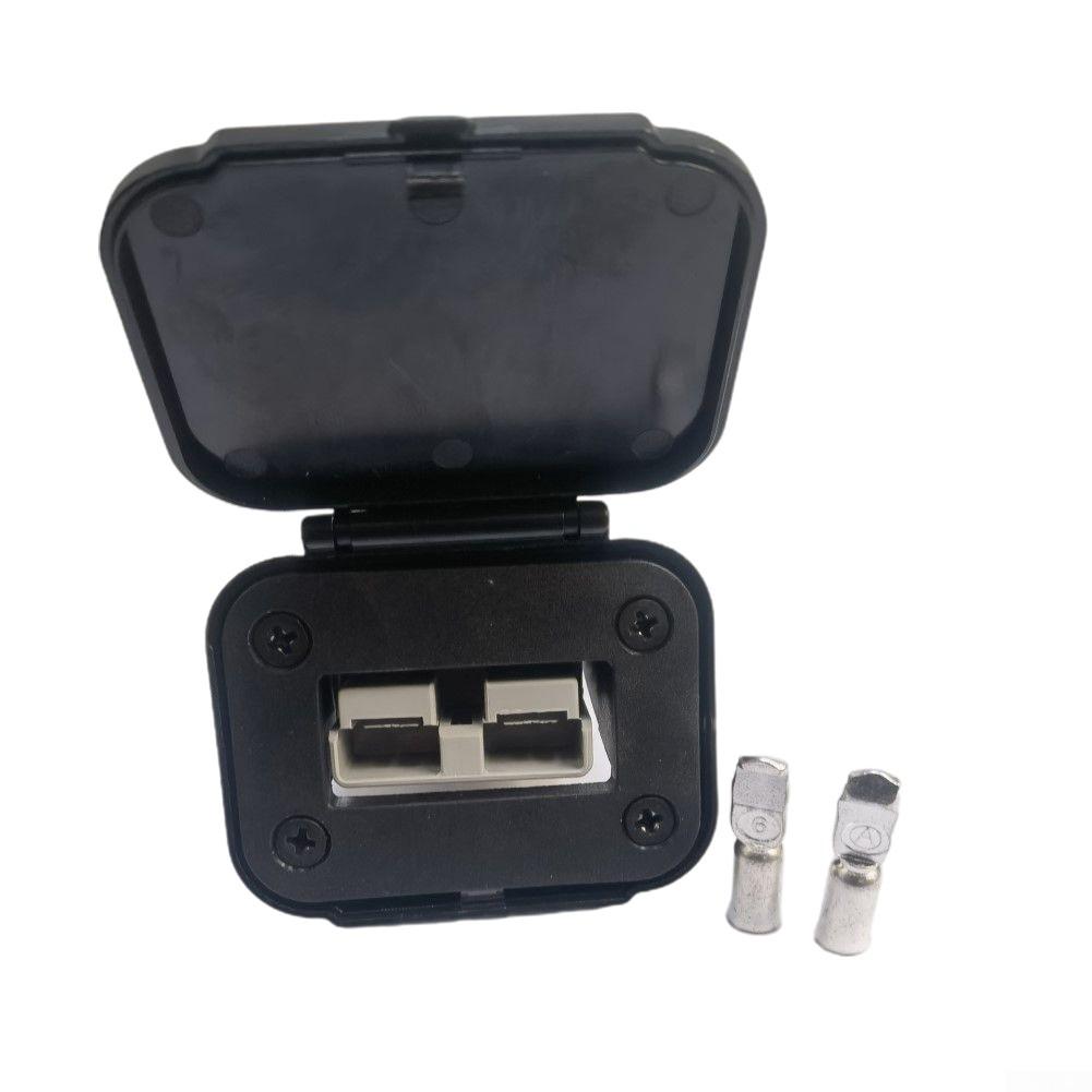 

Для скрытого монтажа на панель с вилкой Anderson Plug-Connector, кронштейн 50A с крышкой+вилкой, AU 1pcs