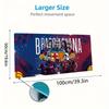 Barcelona Großer Gaming-Tischkissen Rutschfest Laptop Tablet Großes Mauspads XXL Matte Mini-PC Spielmatte Mit Verriegelungskante