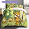 Crazy Summer Camp  Pattern Bedding Quilt Set  Home Decoration  Gift (1 * Duvet Cover + 2 * Pillowcase  Without Core)