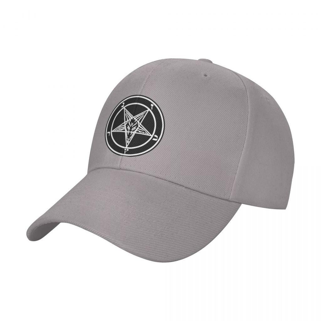 Baphomet kozí hlava obrácený pentagram okultní satanské logo Baphomet okultní sigil kšiltovka táta klobouk Icon unisex kšiltovka dámská