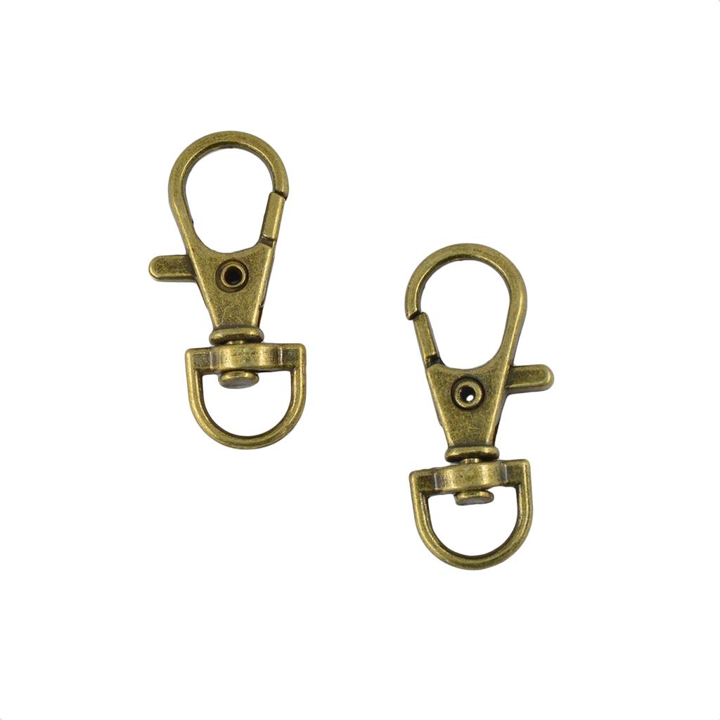 10 Clasp Swivel Clips Snap Hooks Bags DIY Craft