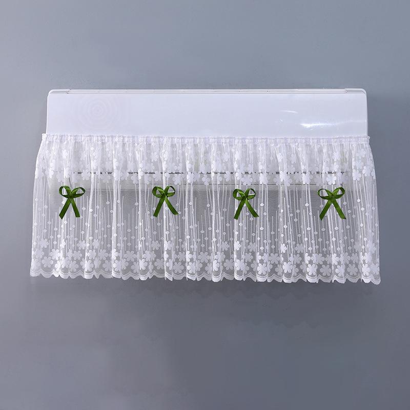 1PC Windshield Curtain Bedroom Air Conditioner Cover Cloth Dust-proof Lace Anti-direct Blowing Air Conditioner Household