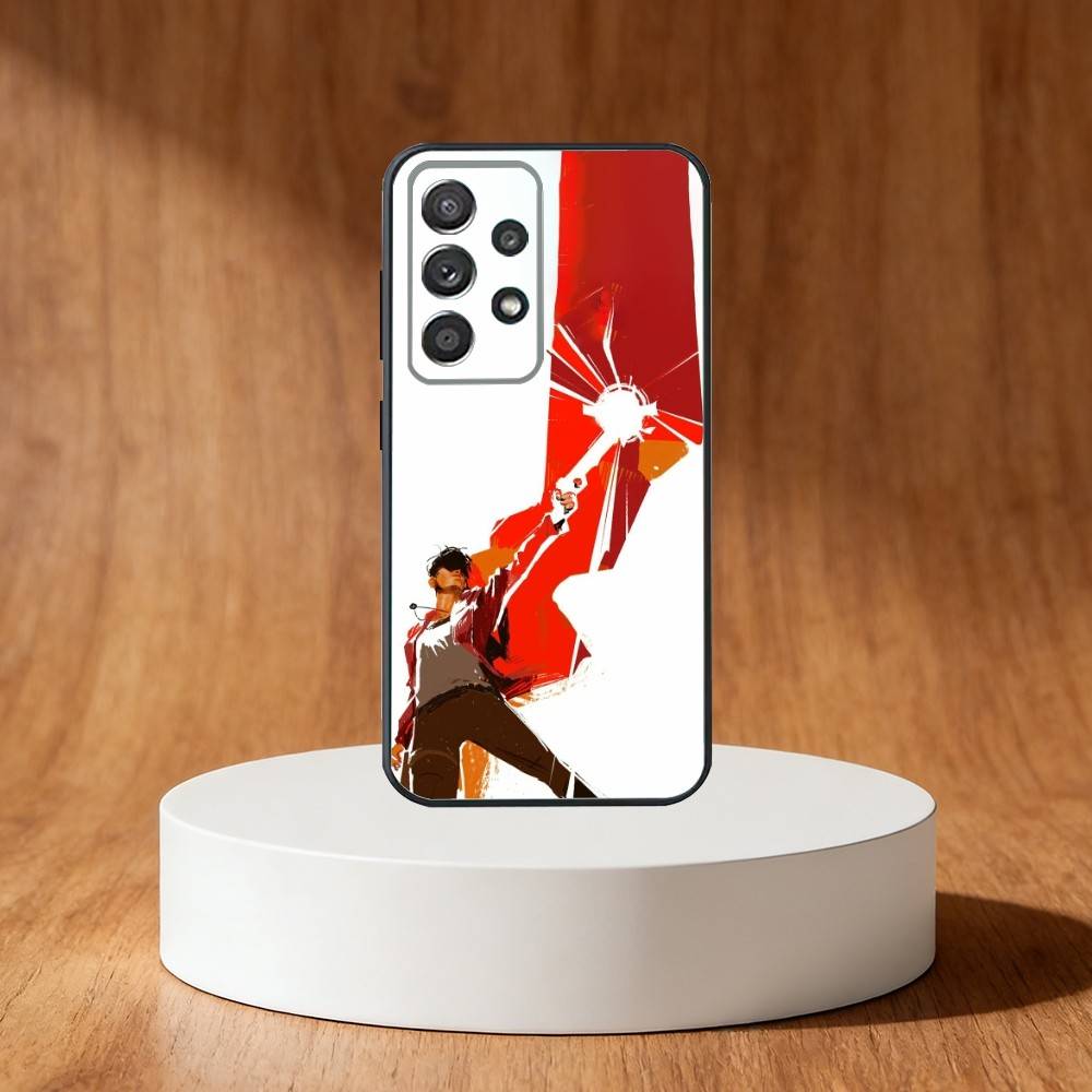 G-Game D-Disco E-Elysium Phone Case For Samsung S25,S24,S21,S22,S23,S30,Ultra,S20,Plus,Fe,Note,10,9,5G Black Cover