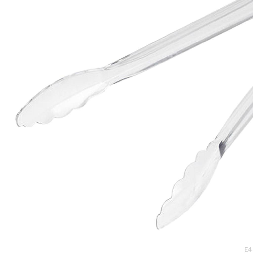 Brotklemme Lebensmittelzange Transparent Haushaltsgrill Acryl Kalte Speisen Restaurants Frittieren