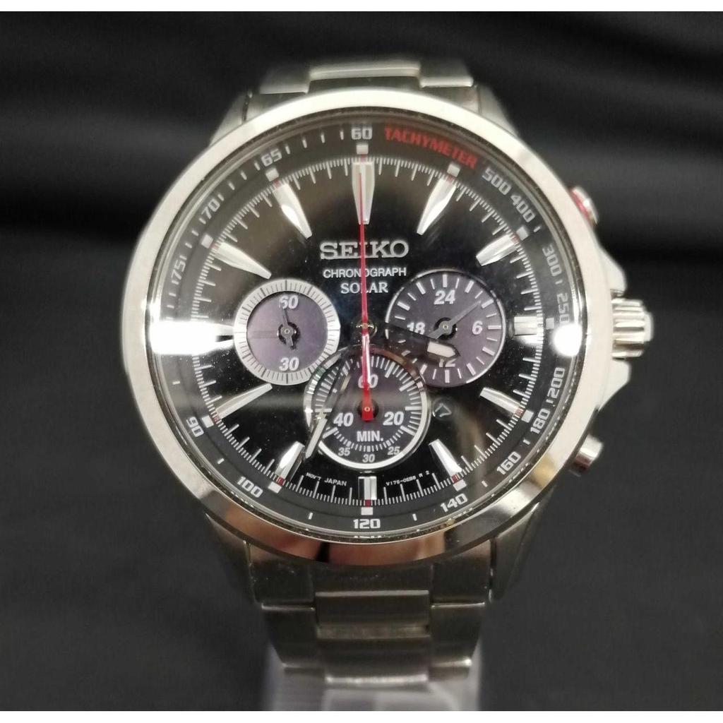 Used SEIKO V175-0DM0 Solar Watch