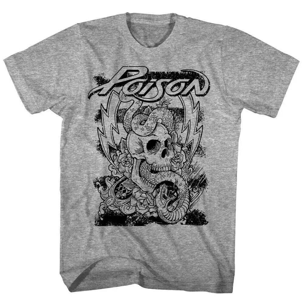 Poison Skull Snake Men's T Shirt