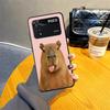Black Soft Phone Cover Case for Xiaomi Poco C75 C40 C71 C50 F1 C61 X3 X4 X5 X7 Pro M5 F3 M3 M4 M7 Pro Cute Capybara