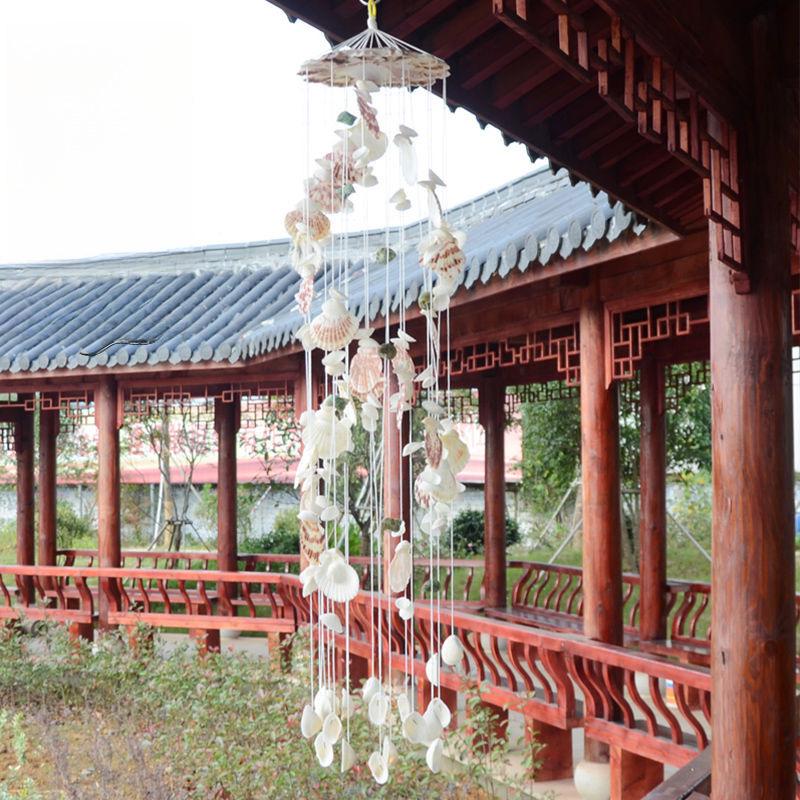 Japanisches handgefertigtes Muschel-Windspiel für Festivaldekoration - Jungen- und Mädchenschlafzimmer, Balkon- und Türschmuck