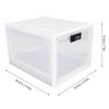 Lockable Food Storage Cabinet Plastic Large Capacity Multifunctional Fridge Lock Box for Storing Medication Food Snacks