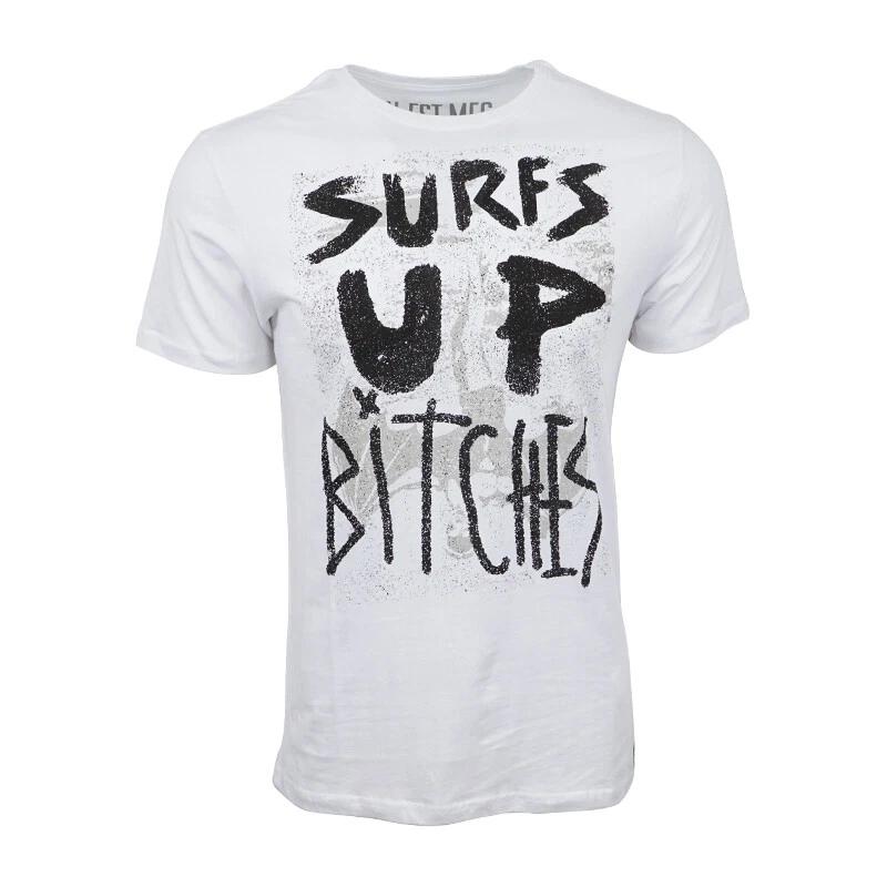 Iron Fist Surfs Up Unisex White T Shirt S